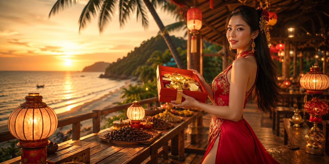 Khách hàng vui mừng nhận tiền thưởng VIP tại Phú Quốc